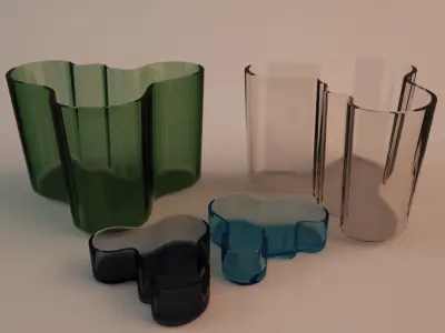 Ittala Alvar Aalto Vase 3D model