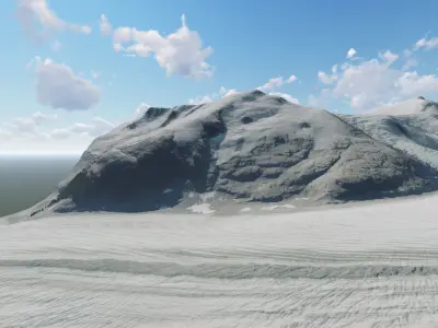 Mountain Valley British Columbia Canada 3D model