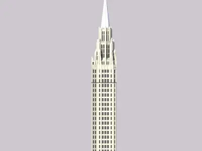 Chicago Temple Building 3D print model