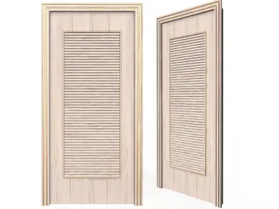 Door and Accessories Collection Low-poly 3D model