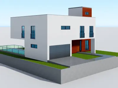 Modern House 16 3D model