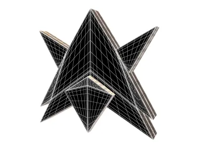 Employment Coin v2 001 Low-poly 3D model