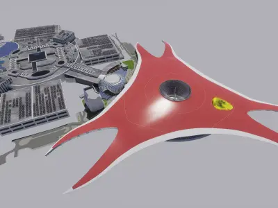 Abu Dhabi 3D model