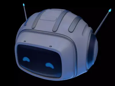 Cartoon Robot 3D model