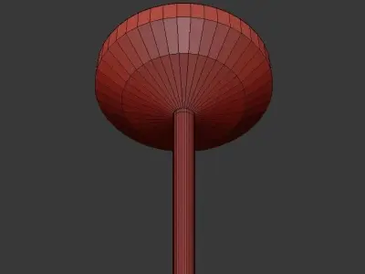 Olivier Frosted Gold Ball 3D model