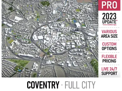 Coventry  Low-poly 3D model