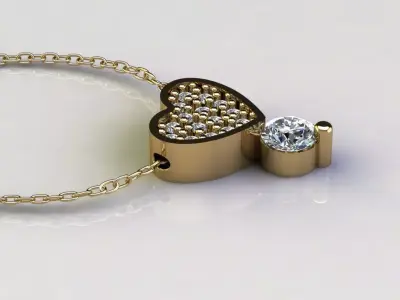 Collection Heart 8 Pendant 3D print model