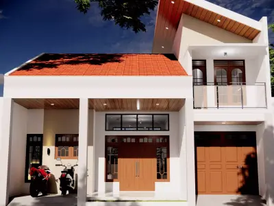 3D Home Exterior and Interior Design Package 2 3D model