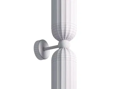 Wall lamp Antic Low-poly 3D model