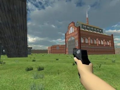 Three-dimensional model of the plant Low-poly 3D model