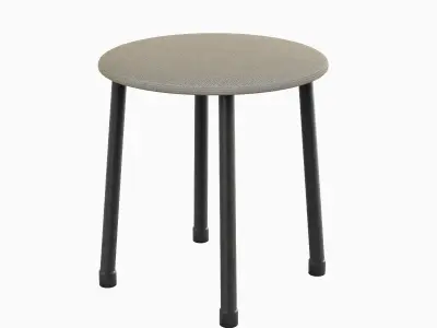 Steel Stool C Set  Low-poly 3D model