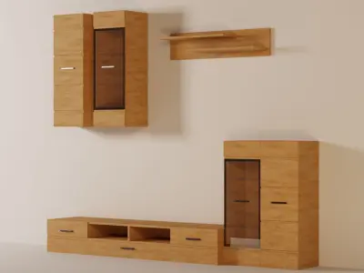 AlphaB2B Tv SNOW - Tv set Free low-poly 3D model