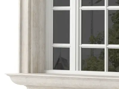Classic Window 01 3D model