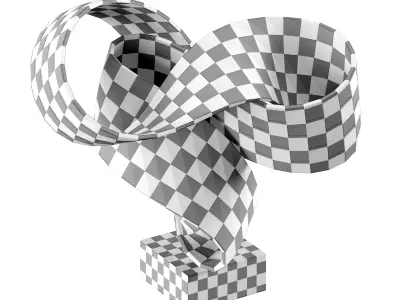 Freestanding sculpture 3D model