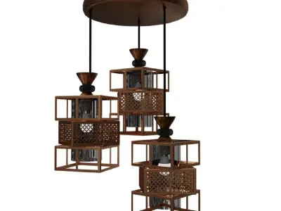 Chandelier 01 3D model