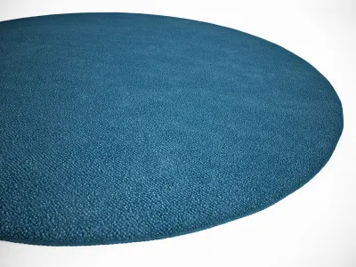 Punk Round Rugs 3D model