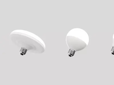 LED LIGHT BULBS PACK -  PACK DE FOCOS LED  3D model