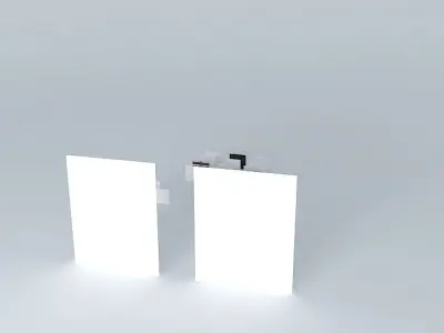 Texture 1 two squares Free 3D model