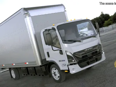  Isuzu Electric Truck NRR EV 176 Inch 2025 Simplified 