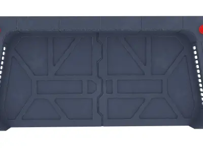 Scarif Blast Door Large 1-6 scale Hottoys 3D print model