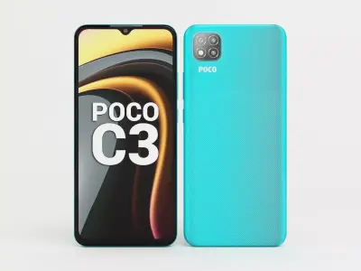 xiaomi poco c3 3D model