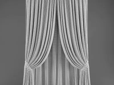 Curtains519 curtain Low-poly 3D model