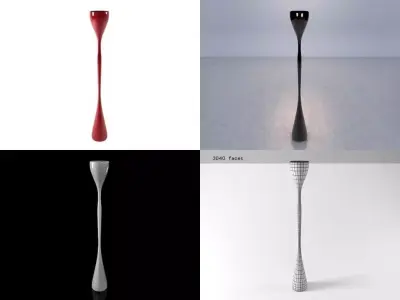 Jazz Floor Lamp 3D model