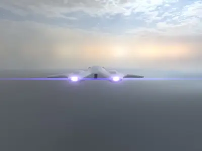 Explorer Spaceship 3D model