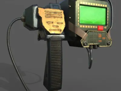 Heat Tracker Device Low-poly 3D model