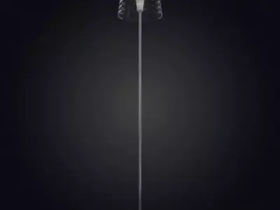Retro Light Lamp 3D model