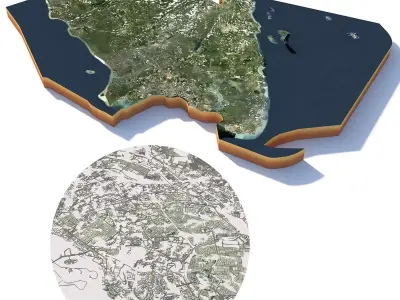 Johor Malaysia 3D model