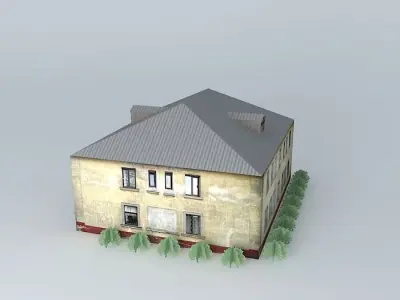 Riga Ieriku street 11 Free 3D model