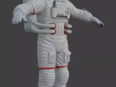 Astronaut Spacesuit 3D Model 3D model
