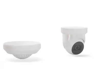 Fire Fighting System and security System 3D model