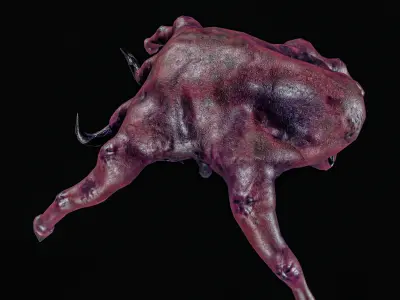 Alean 2 Types Low-poly 3D model