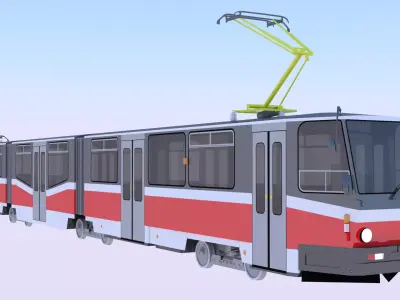 Tram KT8D5 3D model