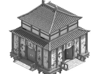 Criminal Tianmen - Conference hall 32 3D model