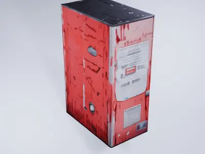 Low Poly Cigarette Vending Machine - Concept 3D Model 3D model