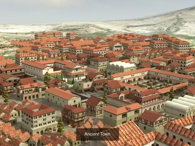 Ancient Rome Collection 3D Model Pack