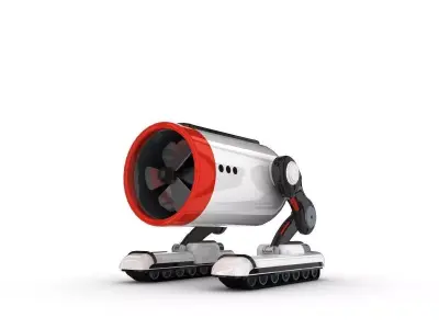 Funny Robot Character 3D model