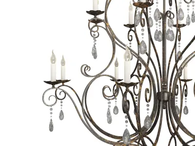 Generation Lighting Chateau Extra Large Chandelier 3D model