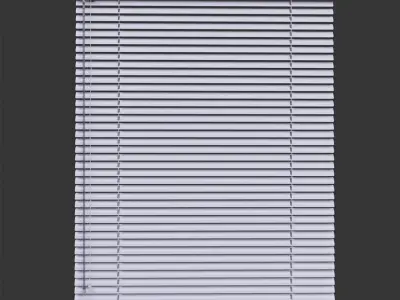 Window PVC Blinds Low-poly 3D model