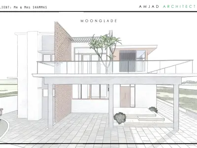 Modern Residence  3D model buy