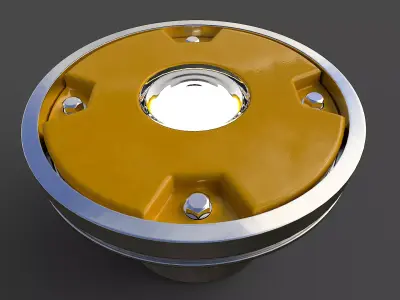 Threshold Lamp 01 Low-Poly Low-poly 3D model