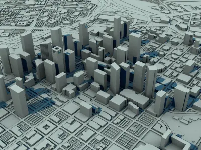 Houston Texas United States 3D print model