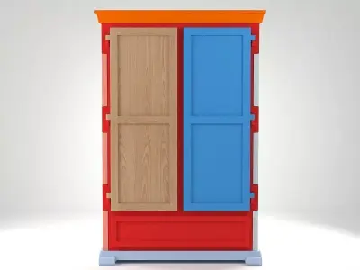 Paper Cupboard 3D model