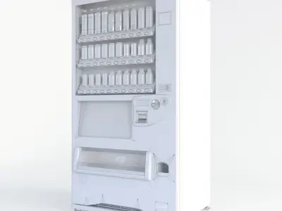 Vending Machine 30 Button 3D model