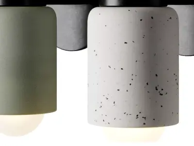 Terra 2 Wall Light Low-poly 3D model