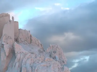 Spanish Fortification in the desert 3D model