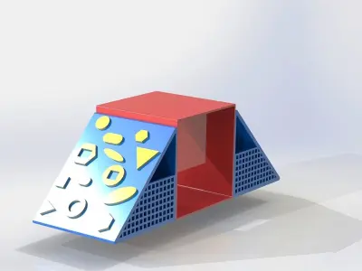 ROCK CLIMBING RAMP 3D model